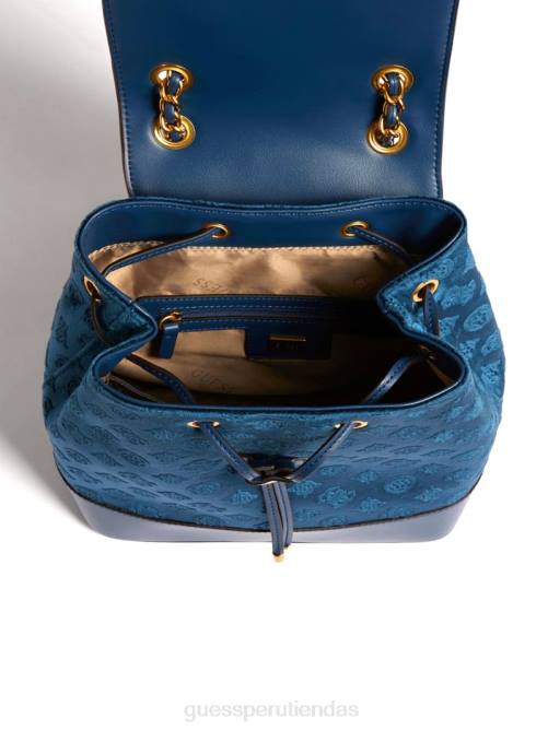 GUESS mochila kimi de terciopelo mujer 0P8X3220 Armada bolsas