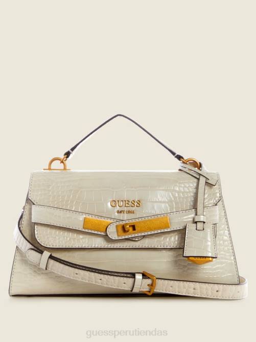 GUESS bolso enisa con solapa y asa superior mujer 0P8X2895 marrón/marrón egipcio bolsas