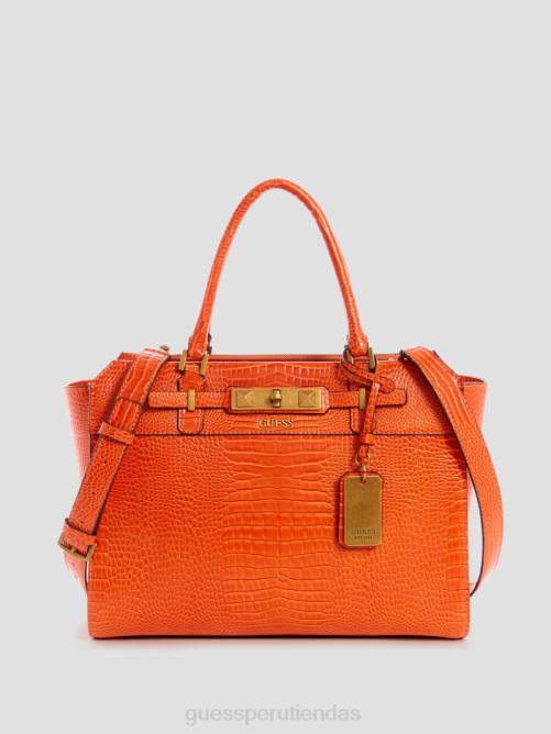 GUESS bolso raffie mujer 0P8X3320 naranja bolsas
