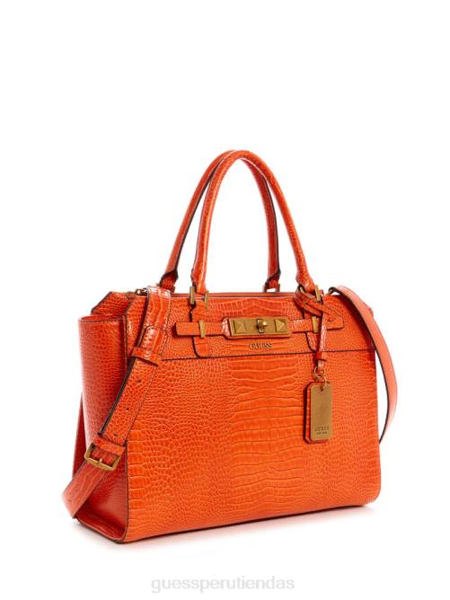 GUESS bolso raffie mujer 0P8X3320 naranja bolsas