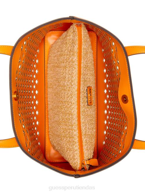 GUESS bolso aguamarina mujer 0P8X2548 naranja mediana bolsas