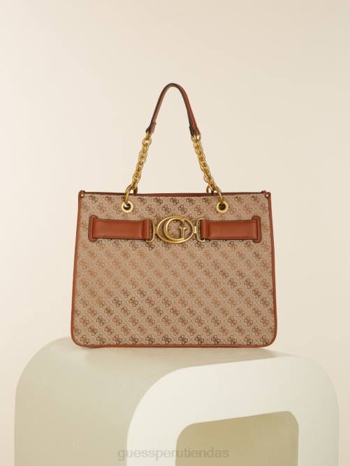 GUESS bolso aviano mujer 0P8X3090 café con leche/coñac bolsas
