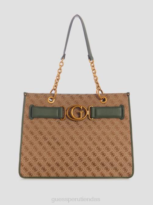 GUESS bolso aviano mujer 0P8X3109 café con leche/oliva bolsas