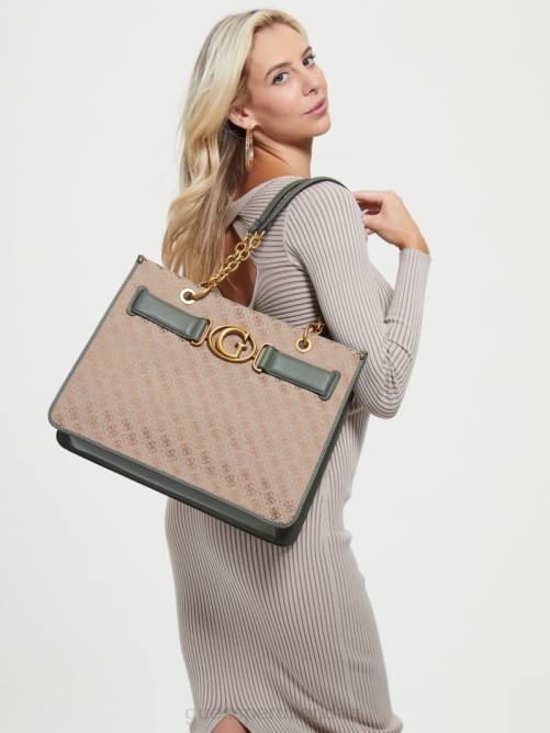 GUESS bolso aviano mujer 0P8X3109 café con leche/oliva bolsas