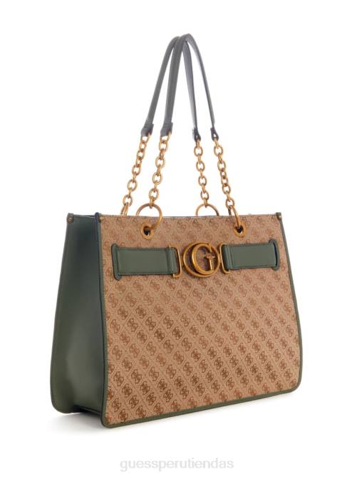 GUESS bolso aviano mujer 0P8X3109 café con leche/oliva bolsas