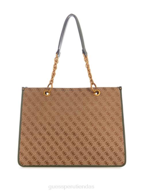GUESS bolso aviano mujer 0P8X3109 café con leche/oliva bolsas