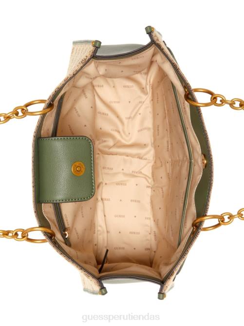 GUESS bolso aviano mujer 0P8X3109 café con leche/oliva bolsas