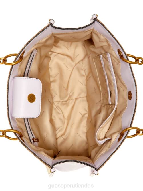 GUESS bolso aviano mujer 0P8X3111 café con leche/lila bolsas