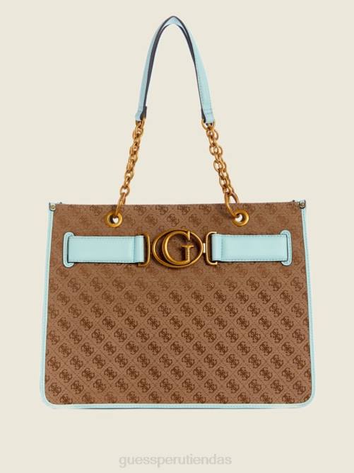 GUESS bolso aviano mujer 0P8X3114 café con leche/surf bolsas