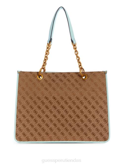 GUESS bolso aviano mujer 0P8X3114 café con leche/surf bolsas