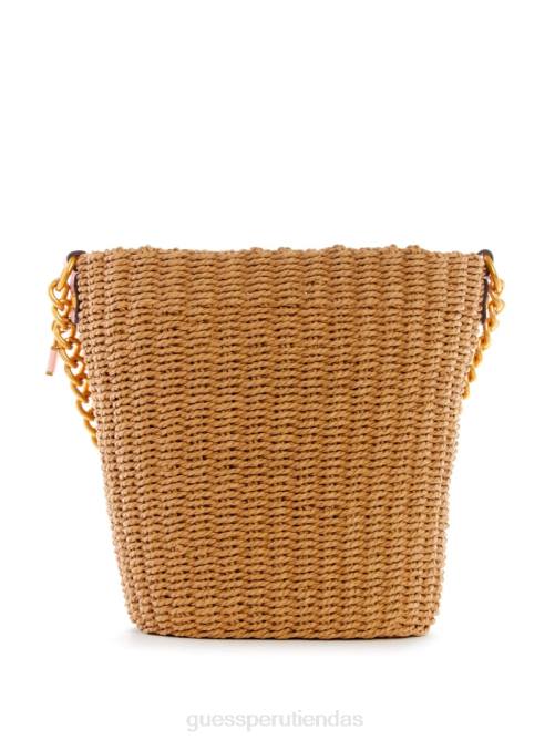 GUESS bolso bombonera lilica mujer 0P8X3108 naranja mediana bolsas