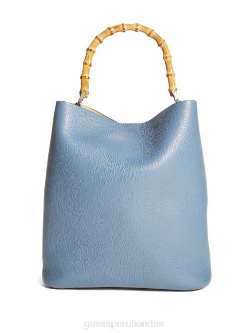 GUESS bolso hobo aida de piel mujer 0P8X3088 gris bolsas