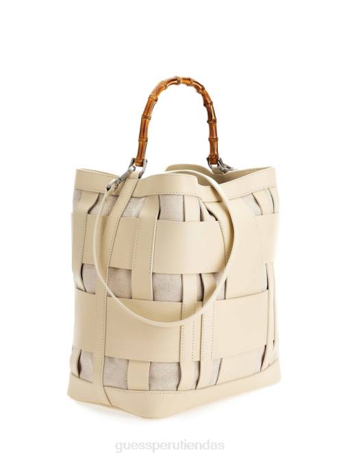 GUESS bolso hobo aida de piel tejida mujer 0P8X2814 apagado bolsas