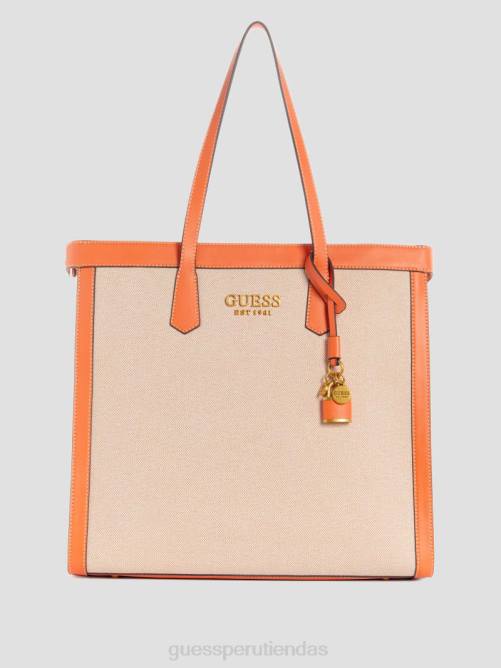 GUESS bolso jovie mujer 0P8X3093 naranja bolsas