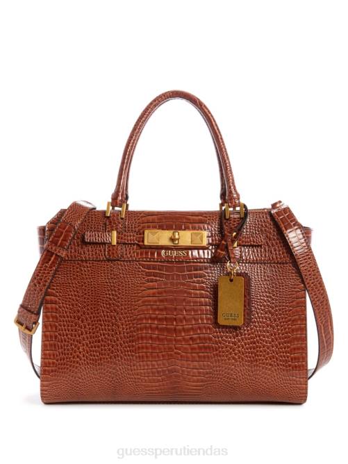 GUESS bolso raffie mujer 0P8X3105 coñac bolsas