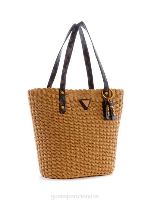GUESS bolso shopper lilica mujer 0P8X3104 marrón múltiple bolsas