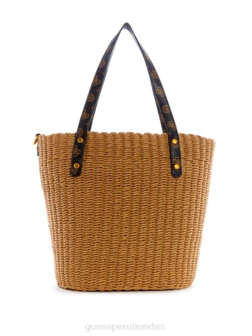 GUESS bolso shopper lilica mujer 0P8X3104 marrón múltiple bolsas
