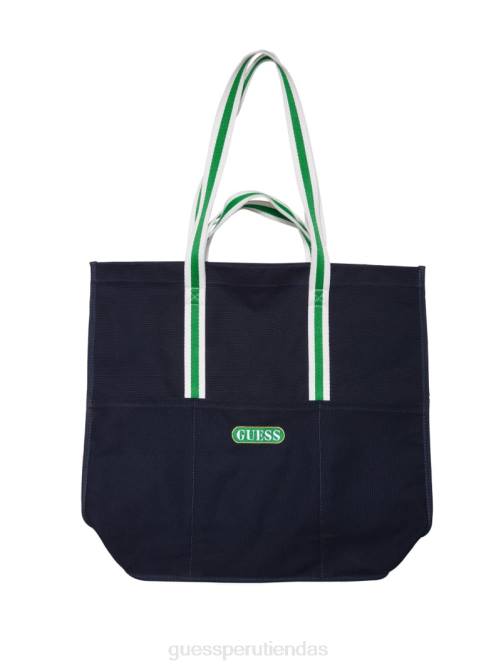 GUESS bolso shopper originals vintage con logo mujer 0P8X3096 azul ennegrecido bolsas