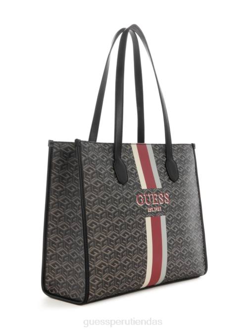 GUESS bolso shopper silvana cube con logo mujer 0P8X3097 jefe verde bolsas
