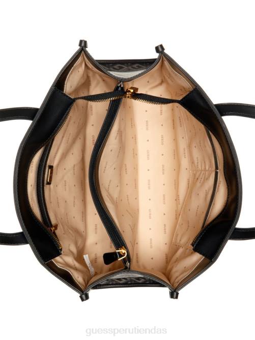 GUESS bolso shopper silvana cube con logo mujer 0P8X3097 jefe verde bolsas