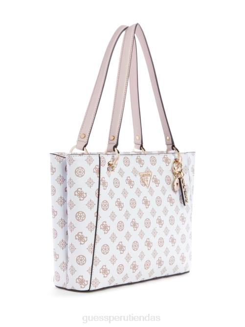 GUESS bolso tote Noelle pequeño con logo y peonías mujer 0P8X3071 sauce bolsas