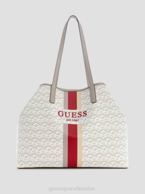 GUESS bolso tote grande vikky mujer 0P8X3069 acero bolsas