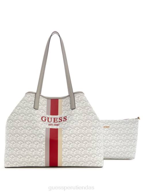 GUESS bolso tote grande vikky mujer 0P8X3069 acero bolsas