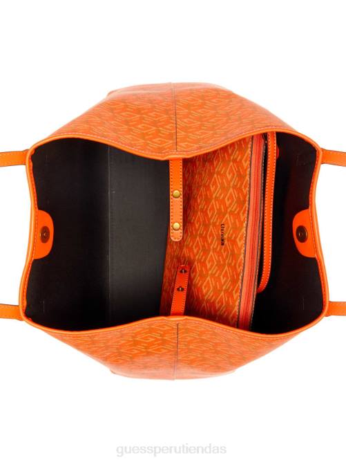 GUESS bolso tote grande vikky mujer 0P8X3103 logotipo naranja bolsas
