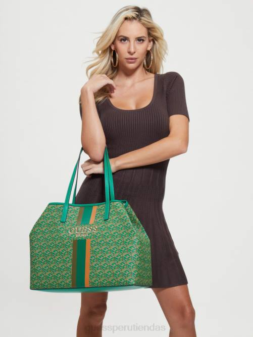 GUESS bolso tote grande vikky mujer 0P8X3251 logotipo del bosque bolsas