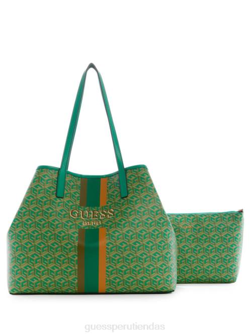 GUESS bolso tote grande vikky mujer 0P8X3251 logotipo del bosque bolsas