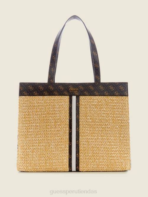 GUESS bolso tote kasinta de rafia mujer 0P8X3118 lavado azul/bella sera bolsas