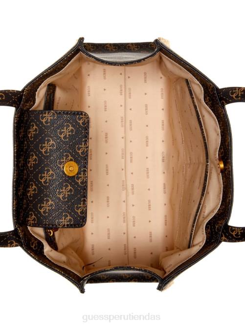 GUESS bolso tote kasinta de rafia mujer 0P8X3118 lavado azul/bella sera bolsas
