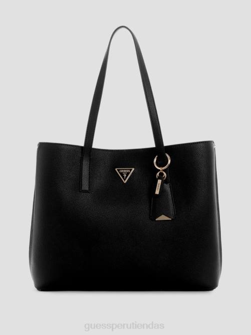 GUESS bolso tote meridiano novia mujer 0P8X3076 estampado floral negro bolsas