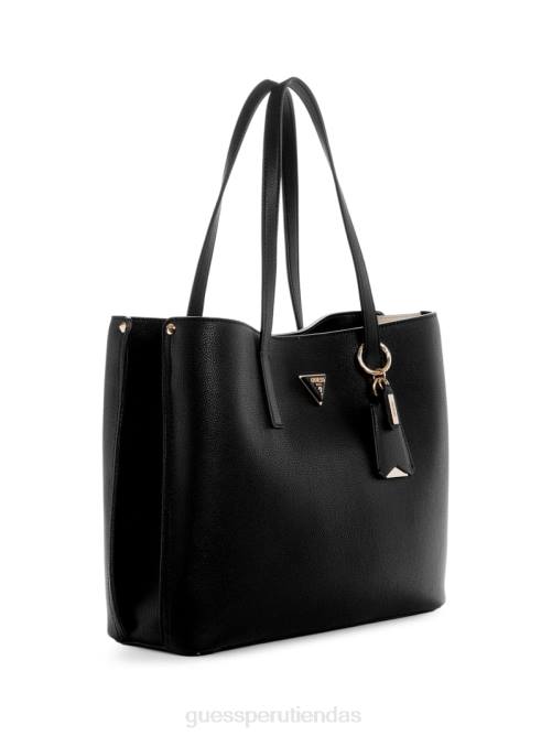 GUESS bolso tote meridiano novia mujer 0P8X3076 estampado floral negro bolsas
