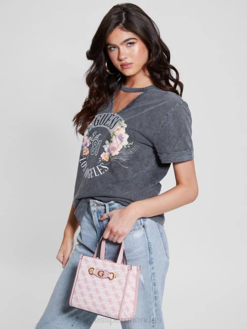 GUESS bolso tote mini izzy mujer 0P8X3315 Mermelada de Naranja bolsas