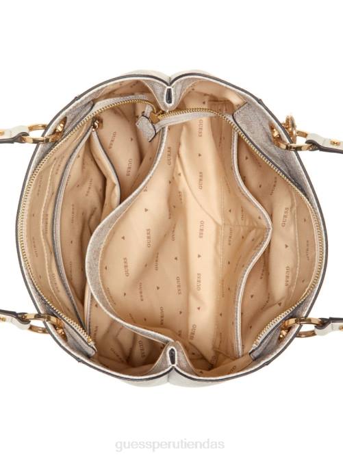 GUESS bolso tote noelle quattro g pequeño de navidad mujer 0P8X3072 logotipo de la paloma bolsas