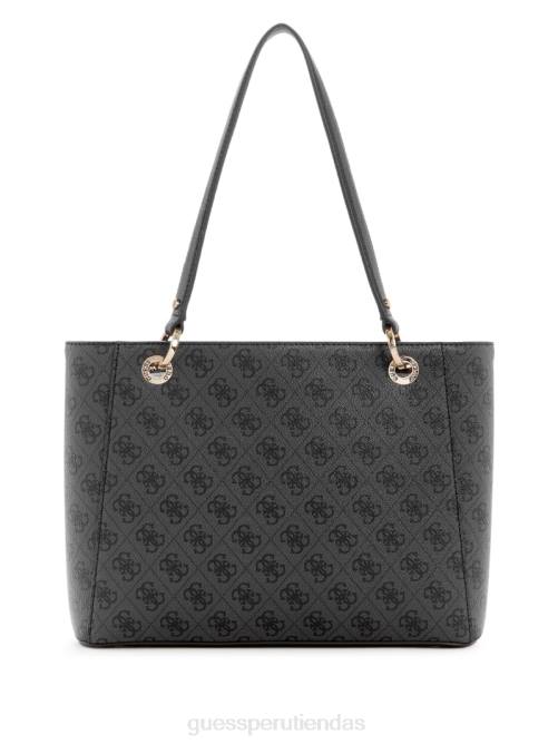 GUESS bolso tote noelle quattro g pequeño de navidad mujer 0P8X3075 lavado de nubes bolsas