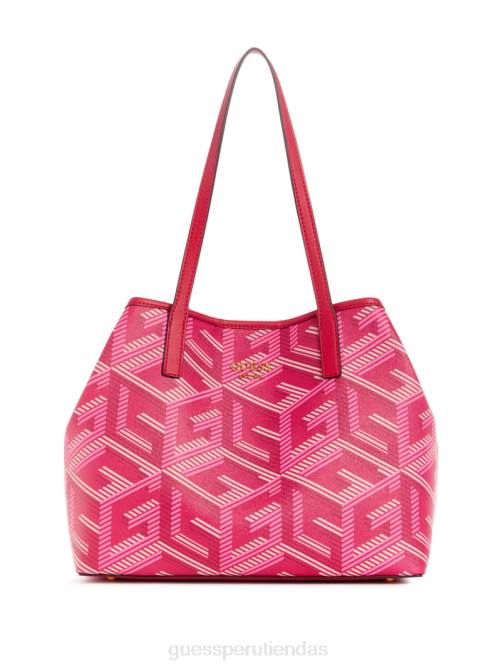 GUESS bolso tote vikky g cube mujer 0P8X3068 lima verde/malibu bolsas