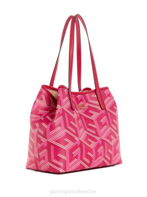 GUESS bolso tote vikky g cube mujer 0P8X3068 lima verde/malibu bolsas