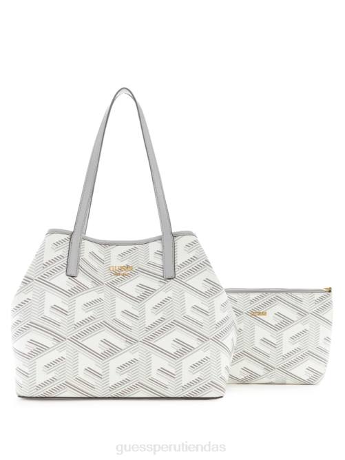 GUESS bolso tote vikky g cube mujer 0P8X3073 acero bolsas