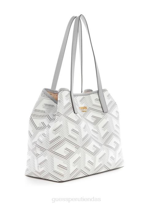 GUESS bolso tote vikky g cube mujer 0P8X3073 acero bolsas