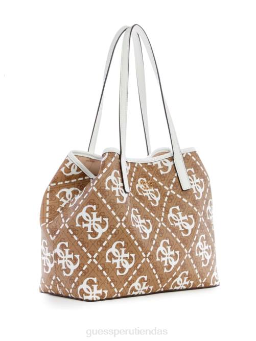 GUESS bolso tote vikky quattro g grande mujer 0P8X3250 brezo gris claro bolsas
