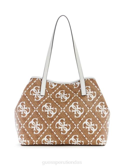 GUESS bolso tote vikky quattro g grande mujer 0P8X3250 brezo gris claro bolsas