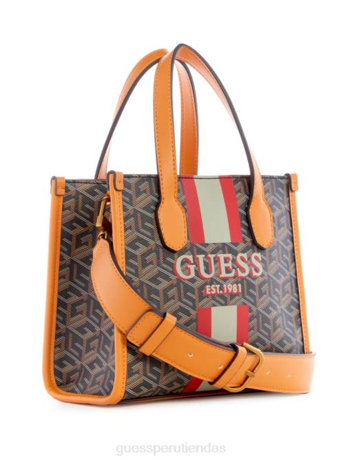 GUESS bolsos mini silvana mujer 0P8X2890 oro negro bolsas
