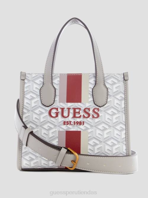 GUESS bolsos mini silvana mujer 0P8X2907 acero bolsas