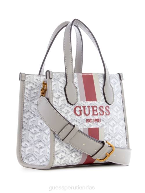 GUESS bolsos mini silvana mujer 0P8X2907 acero bolsas