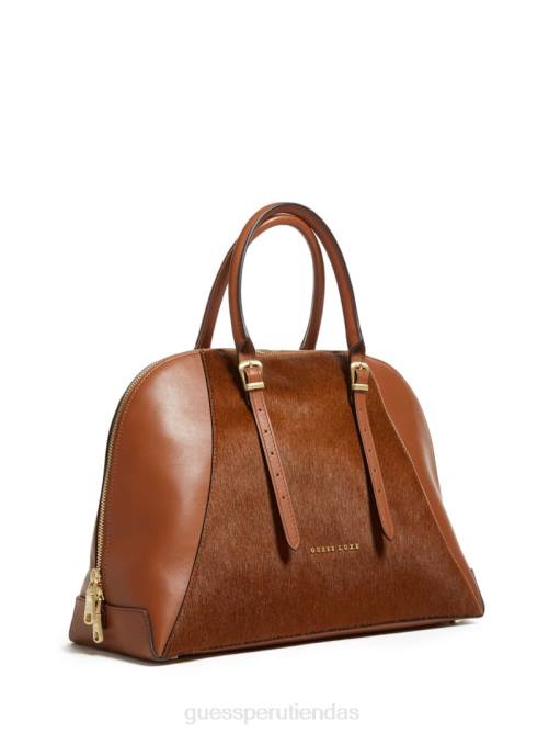 GUESS cúpula de cuero de lujo para dama mujer 0P8X3086 marrón bolsas