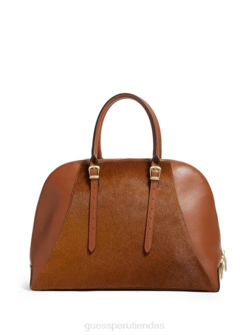 GUESS cúpula de cuero de lujo para dama mujer 0P8X3086 marrón bolsas