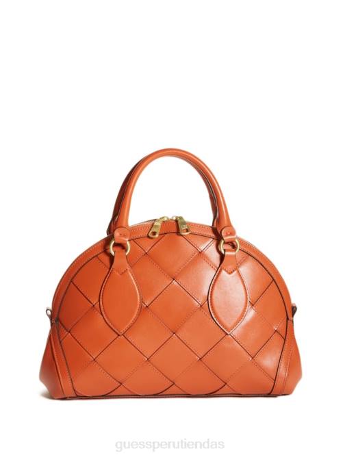 GUESS cúpula de cuero giorgia mujer 0P8X3087 naranja bolsas