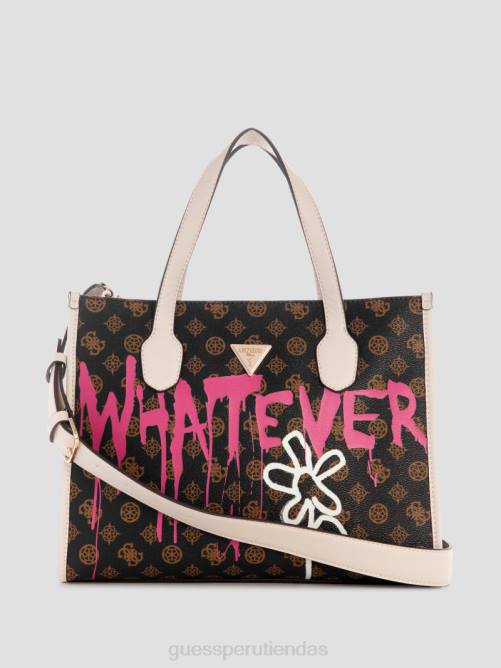 GUESS cualquier bolso de graffiti art mujer 0P8X2878 820 melón bolsas